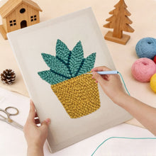 Load image into Gallery viewer, Punch Needle Kit with frame - Sunny Succulent