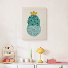 Load image into Gallery viewer, Punch Needle Kit with frame - Tiny Cactus Joy