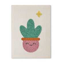 Load image into Gallery viewer, Punch Needle Kit with frame - Smiling Cactus Figured'Art