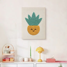 Load image into Gallery viewer, Punch Needle Kit with frame - Sunshine Pineapple