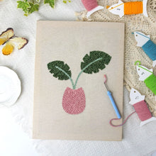 Load image into Gallery viewer, Punch Needle Kit with frame - Tropical Bloom
