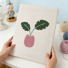 Load image into Gallery viewer, Punch Needle Kit with frame - Tropical Bloom