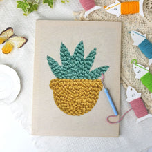 Load image into Gallery viewer, Punch Needle Kit with frame - Sunkissed Succulent