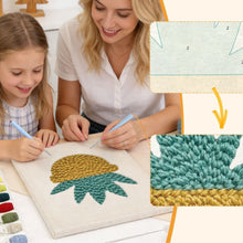 Load image into Gallery viewer, Punch Needle Kit with frame - Sunkissed Succulent