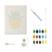Load image into Gallery viewer, Punch Needle Kit with frame - Sunkissed Succulent