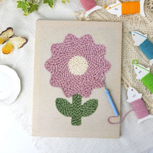 Load image into Gallery viewer, Punch Needle Kit with frame - Lilac Blossom