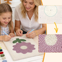 Load image into Gallery viewer, Punch Needle Kit with frame - Lilac Blossom