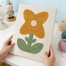 Load image into Gallery viewer, Punch Needle Kit with frame - Sunny Flower