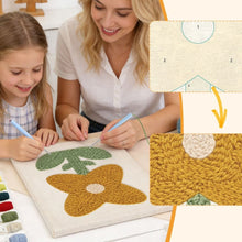 Load image into Gallery viewer, Punch Needle Kit with frame - Sunny Flower