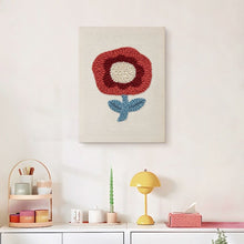 Load image into Gallery viewer, Punch Needle Kit with frame - Crimson Bloom
