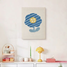 Load image into Gallery viewer, Punch Needle Kit with frame - Blue Blossom