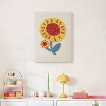 Load image into Gallery viewer, Punch Needle Kit with frame - Sunshine Flower