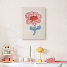 Load image into Gallery viewer, Punch Needle Kit with frame - Gentle Flower