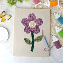 Load image into Gallery viewer, Punch Needle Kit with frame - Soft Spring Flower