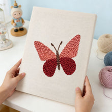 Load image into Gallery viewer, Punch Needle Kit with frame - Crimson Wings
