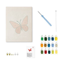 Load image into Gallery viewer, Punch Needle Kit with frame - Crimson Wings