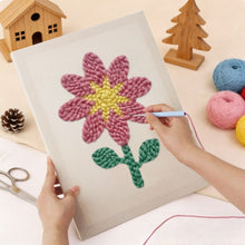 Load image into Gallery viewer, Punch Needle Kit with frame - Spring Petals