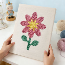 Load image into Gallery viewer, Punch Needle Kit with frame - Spring Petals