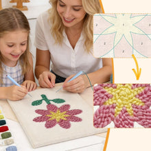 Load image into Gallery viewer, Punch Needle Kit with frame - Spring Petals