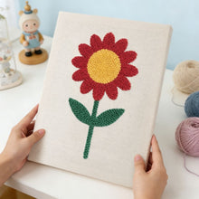 Load image into Gallery viewer, Punch Needle Kit with frame - Radiant Flower