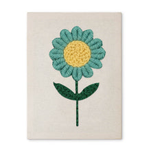 Load image into Gallery viewer, Punch Needle Kit with frame - Blue Sky Bloom Figured'Art