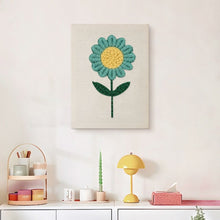 Load image into Gallery viewer, Punch Needle Kit with frame - Blue Sky Bloom