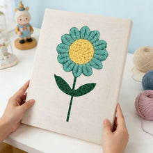 Load image into Gallery viewer, Punch Needle Kit with frame - Blue Sky Bloom