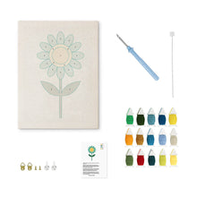 Load image into Gallery viewer, Punch Needle Kit with frame - Blue Sky Bloom