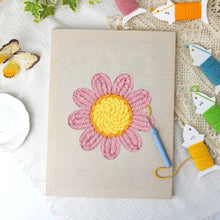 Load image into Gallery viewer, Punch Needle Kit with frame - Pink Daisy