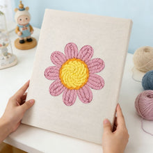 Load image into Gallery viewer, Punch Needle Kit with frame - Pink Daisy