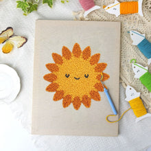Load image into Gallery viewer, Punch Needle Kit with frame - Smiling Sun