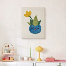 Load image into Gallery viewer, Punch Needle Kit with frame - Happy Succulent