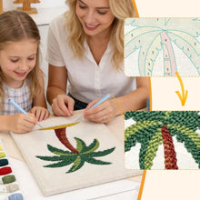 Load image into Gallery viewer, Punch Needle Kit with frame - Island Escape