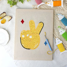 Load image into Gallery viewer, Punch Needle Kit with frame - Peace and Shine