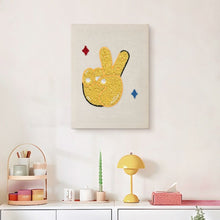 Load image into Gallery viewer, Punch Needle Kit with frame - Peace and Shine
