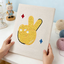 Load image into Gallery viewer, Punch Needle Kit with frame - Peace and Shine