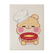 Load image into Gallery viewer, Punch Needle Kit with frame - Baking Bunny Figured'Art