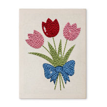 Load image into Gallery viewer, Punch Needle Kit with frame - Tulip Bouquet Figured'Art