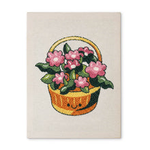 Load image into Gallery viewer, Punch Needle Kit with frame - Flower Basket Figured'Art