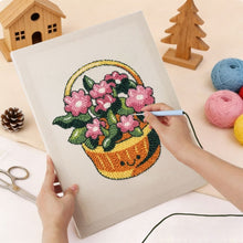 Load image into Gallery viewer, Punch Needle Kit with frame - Flower Basket