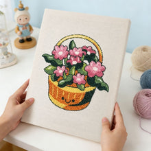 Load image into Gallery viewer, Punch Needle Kit with frame - Flower Basket