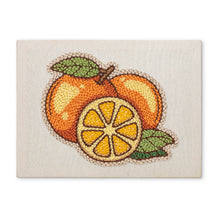 Load image into Gallery viewer, Punch Needle Kit with frame - Fresh Oranges Figured'Art