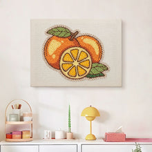 Load image into Gallery viewer, Punch Needle Kit with frame - Fresh Oranges