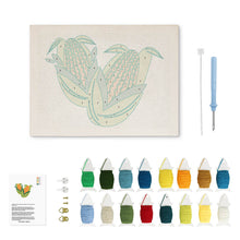 Load image into Gallery viewer, Punch Needle Kit with frame - Golden Corn