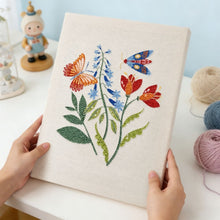 Load image into Gallery viewer, Punch Needle Kit with frame - Blooming Butterfly