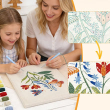 Load image into Gallery viewer, Punch Needle Kit with frame - Blooming Butterfly