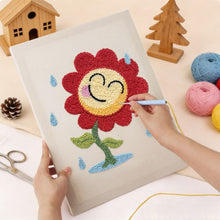 Load image into Gallery viewer, Punch Needle Kit with frame - Rainy Day Joy