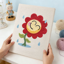 Load image into Gallery viewer, Punch Needle Kit with frame - Rainy Day Joy