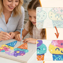 Load image into Gallery viewer, Punch Needle Kit with frame - Ice Cream Dreams