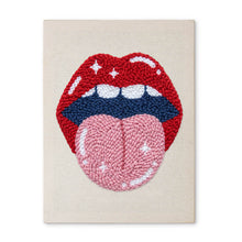 Load image into Gallery viewer, Punch Needle Kit with frame - Electric Lips Figured'Art